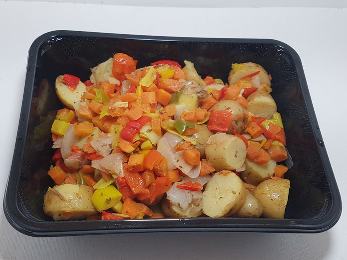 aardappelschotel met groenten