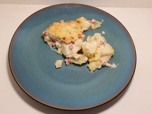 Bloemkoolovenschotel met ham