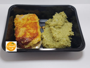 Cordon bleu met broccolistoemp